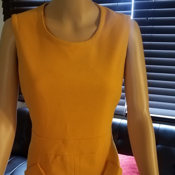 WORTHINGTON Gold/Mustard Dress SIZE 10 - Picture 1 of 6